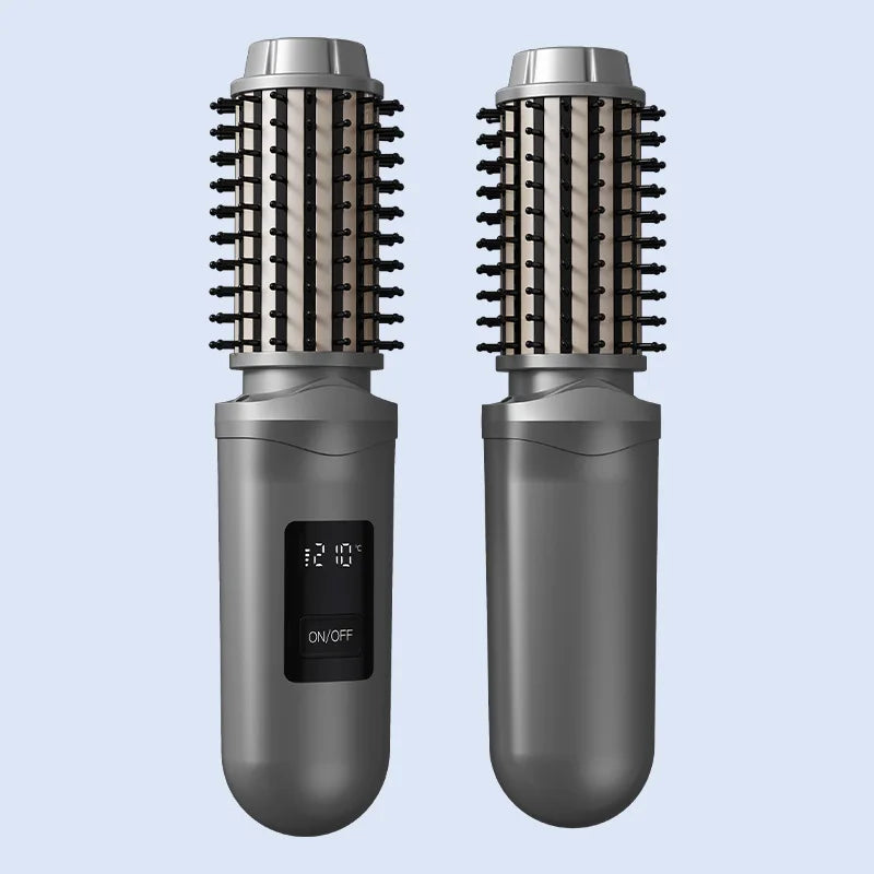Electric Hair Styling Tool Multifunctional Cordless Hair Straightener Brush Portable Hair Curler Intelligent For Business Trip