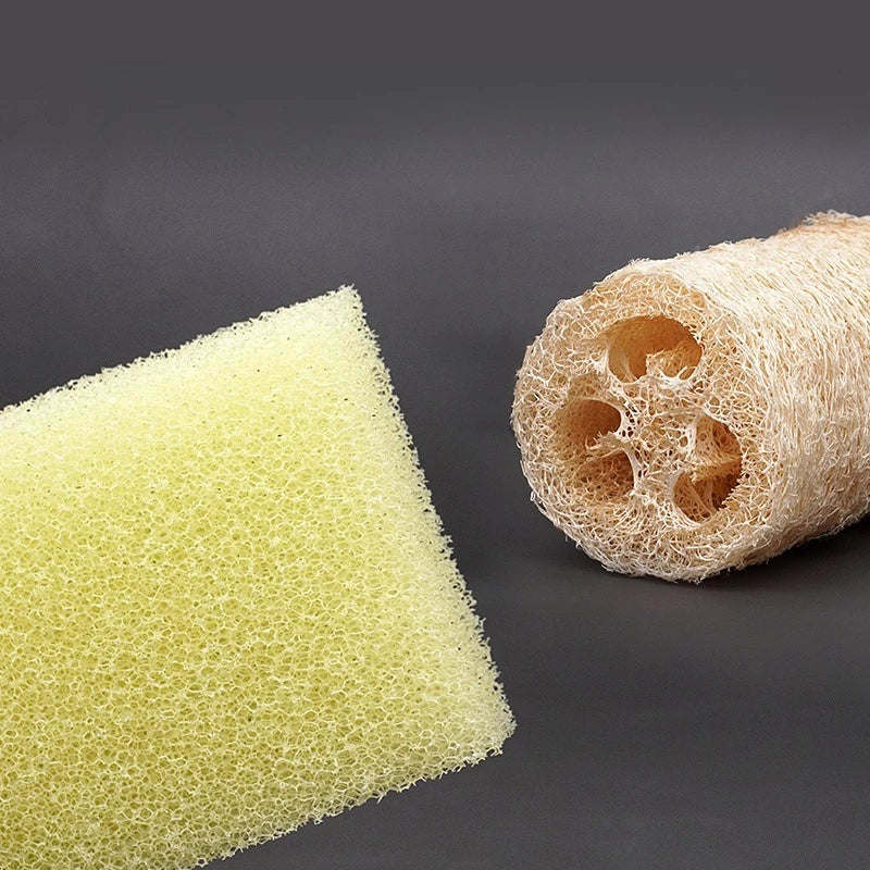Loofah Sponge Dish Scrubber for Kitchen Cleaning Magic Eco-Friendly Household Pot Scrubber Filter Sponge