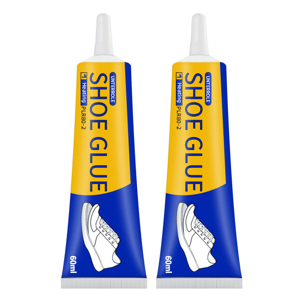 60ml Clear Shoe Repair Adhesive Low Odor Strong Adhesive Soft Resin Shoe Glue for Fixing Worn Shoes or Boots Super stability