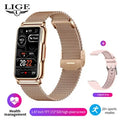 LIGE Smart Watch Men Women Fitness Smart Bracelet Sport Band Heart Rate Blood Pressure Monitor Waterproof Bluetooth Call Watches
