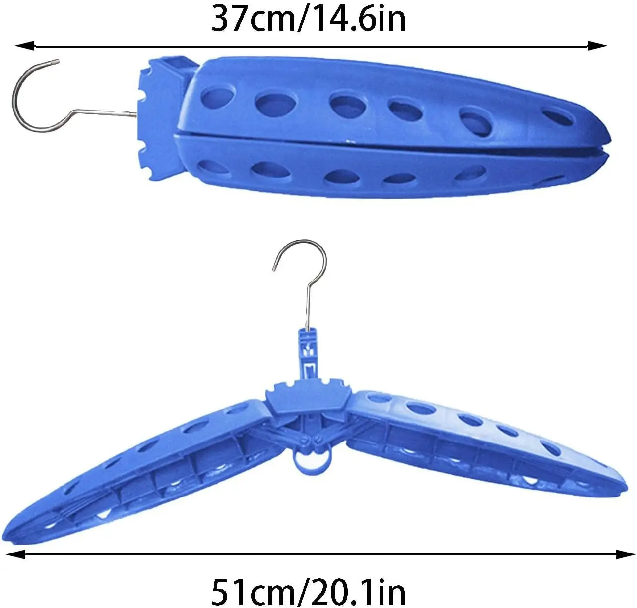 1/2/3pc Foldable Wetsuit Hanger,Outdoor Travel Swimwear Hanger Stand for Diving Surfing,Thickened Drying Rack Sports Accessories