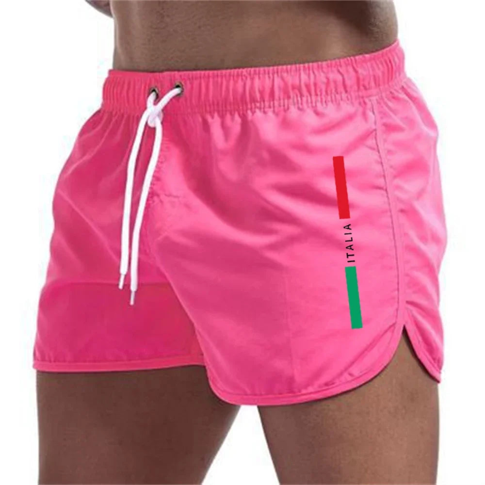 New men's quick-drying beach shorts fitness shorts summer swimwear leisure sports men's swimming board tide beach