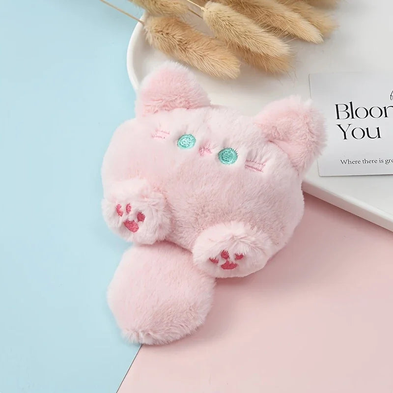 Cute Plush Cat Pendant Girl Backpack Pendant Couple Bag Keychain Decorative Gift