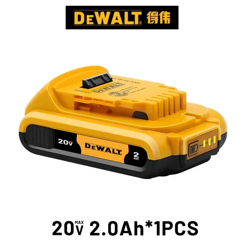 100% Genuine Dewalt 20V Battery,5AH 6AH Rechargeable Lithium Ion Battery, Dewalt DCB200 Power Tool Replacement Battery