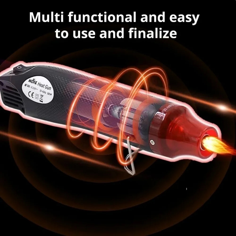 US/EU Plug Handheld Hot Air Gun 220/110V DIY Tool Heat Electric Power Tool Mini Soldering Temperature Crafts Blower Seat Shrink