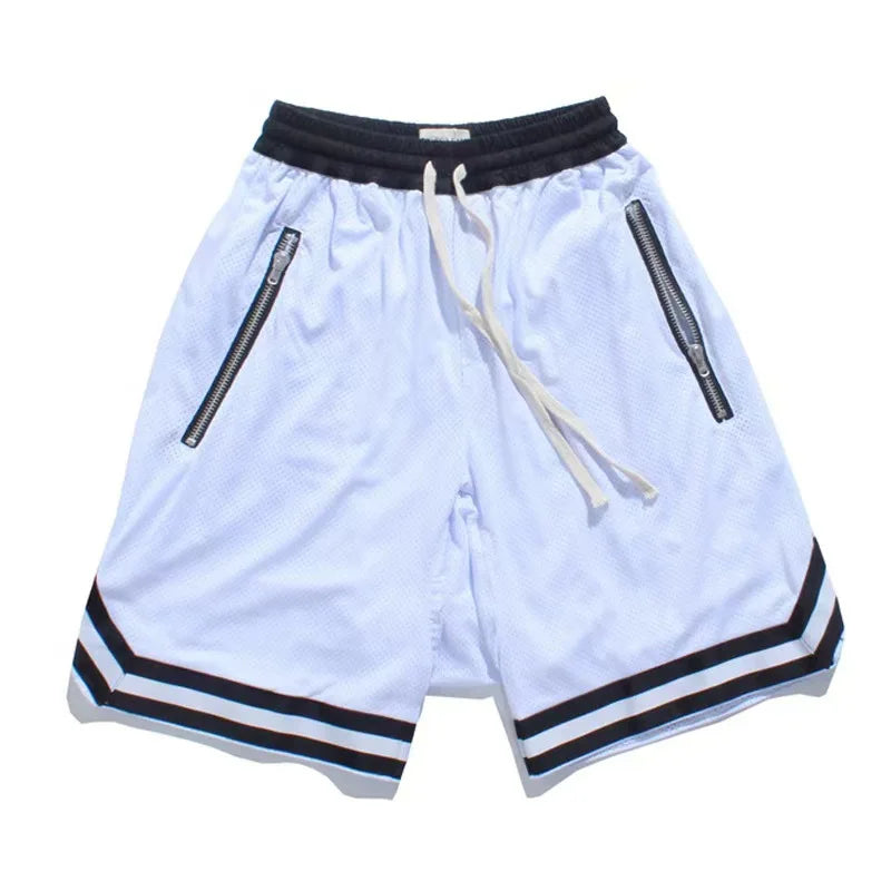 2025 newSummer Men's Basketball Shorts Brand Beach Outfit Sexy Swimwear Men's Swimwear Low Waisted Breathable Basketball Pants