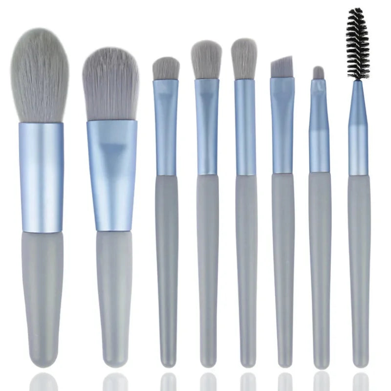 8Pcs Soft Fluffy Makeup Brushes Set for cosmetics Foundation Blush Powder Eyeshadow Kabuki Blending Makeup brush beauty tool