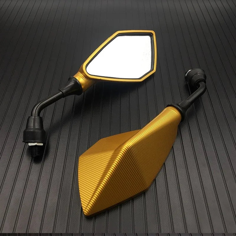 Universal M10 Motorcycle Rearview Mirror Replacement Parts Scooter E-bike Reversing Auxiliary Mirror Modified Accessories