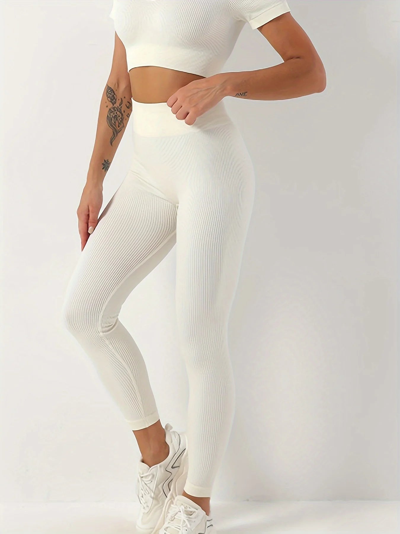 Women's Activewear: Stretchy High Waist Quick-Drying Yoga Sports Pants with Tummy Control & Hip-Lifting Leggings