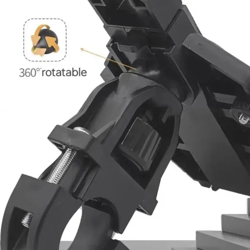 VIKEFON Universal New Upgraded Eight Claws Mobile Phone Holder for Motorcycle Scooter ATV Bicycle E-bike Cell Phone Bracket