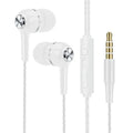 3.5mm Wired Headphones In Ear Headset Wired Earphones with Microphone Bass HiFi Stereo Earbuds Sports Music Gaming For Phones PC