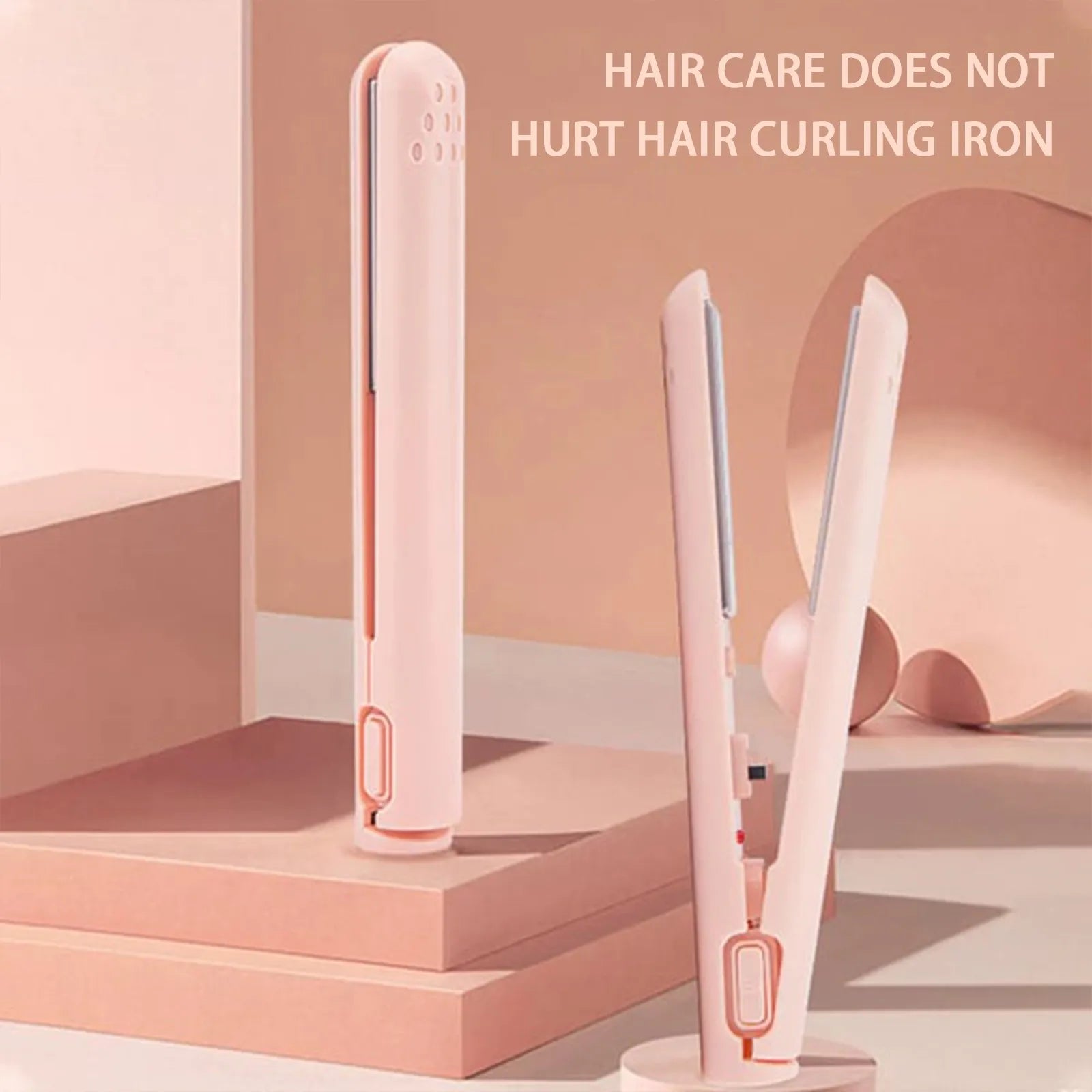Hot-selling! Wireless Hair Straightener For Students, Dormitory USB Portable Curling Iron