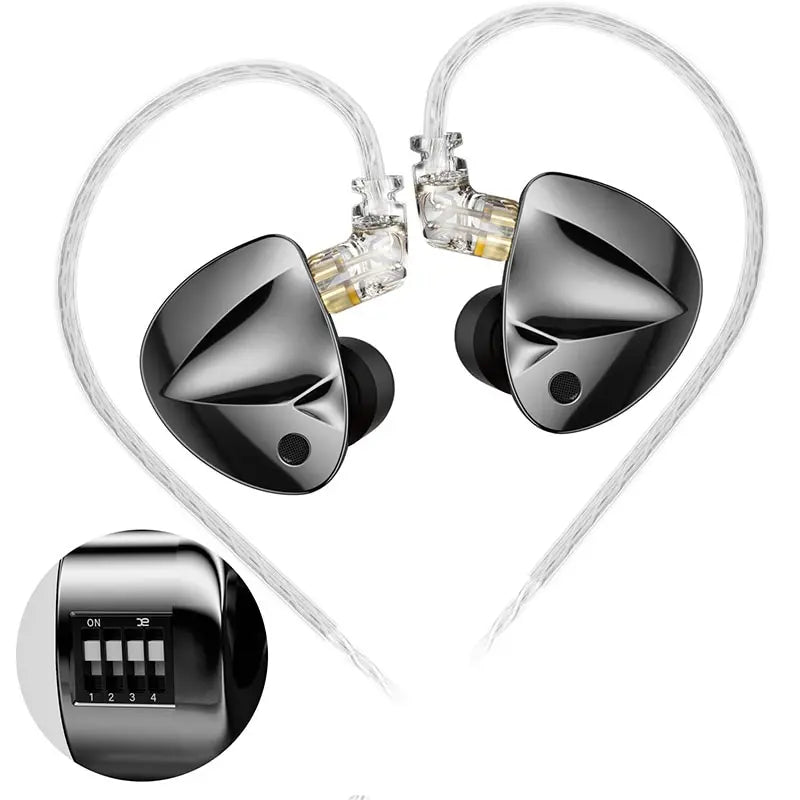 KZ EDX PRO Dynamic Earphones HIFI Bass Earbuds In Ear Monitor Sport Noise Cancelling Headset