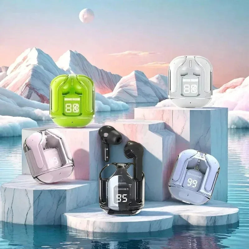 Original T2 Bluetooth Headphones TWS Transparent Wireless Bluetooth Headset HIFI Sound Quality Bluetooth 5.3 For Xiaomi Earbuds