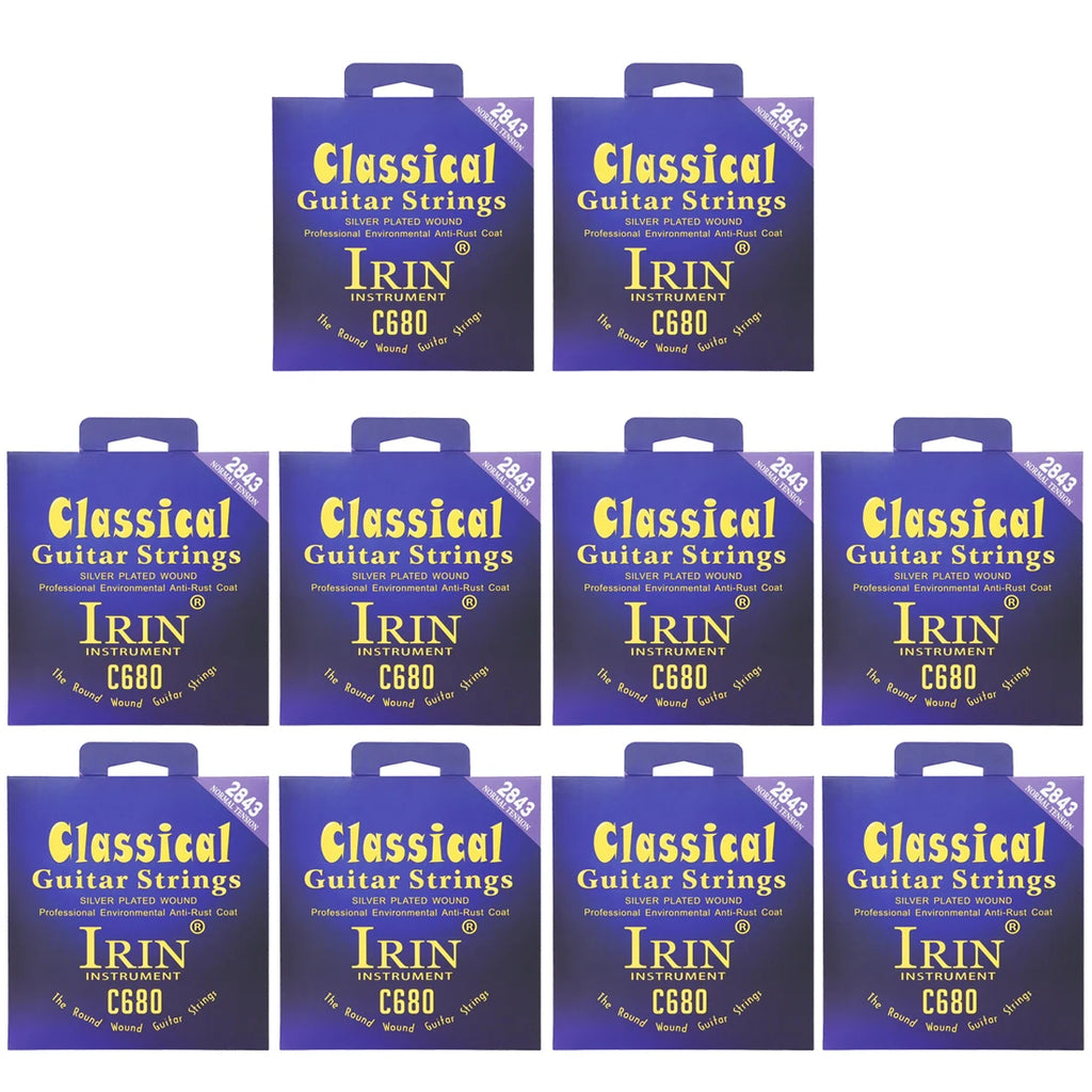 IRIN Classical Guitar Strings Nylon Silver Plated Wrap Strings Professional Practice performances Classical Guitar Accessories