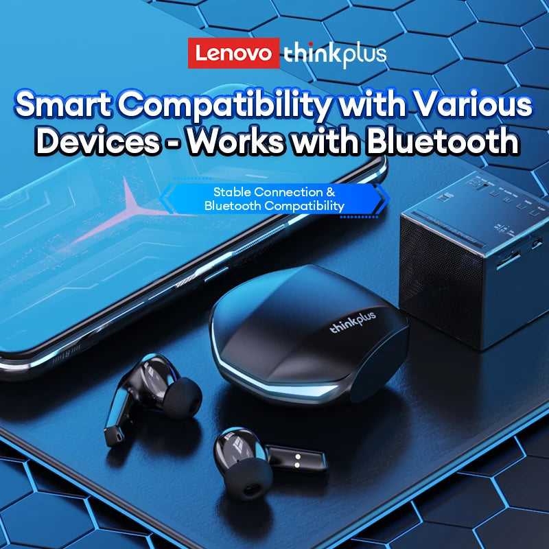 Lenovo GM2 Pro Gaming Earphones Bluetooth 5.3 Sport Headset Dual Mode HD Call Noise Reduction Earbuds with Mic Music Earphones