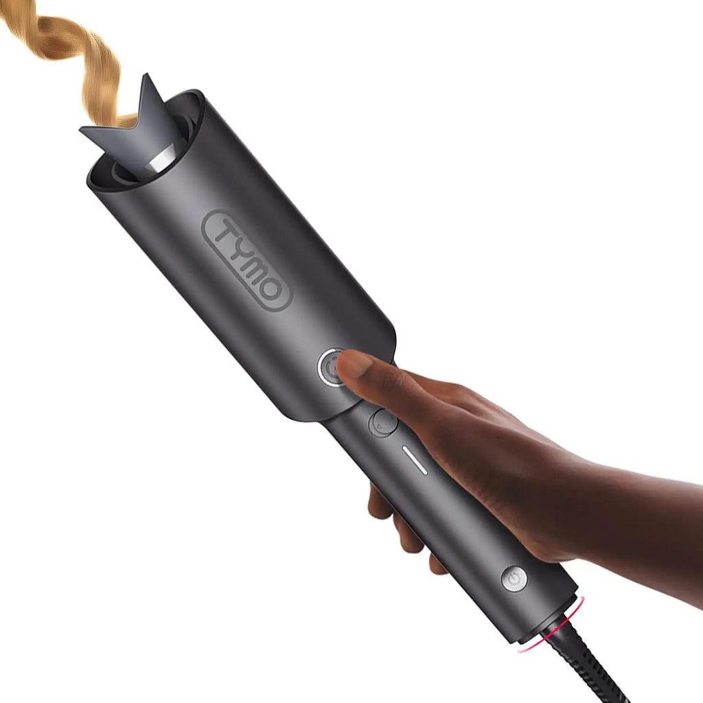 Automatic Rotating Curling Iron for Waves,Portable Hair Curler,500 Million Ionic,Dual Voltage&Lightweight Travel Design,1 Inch