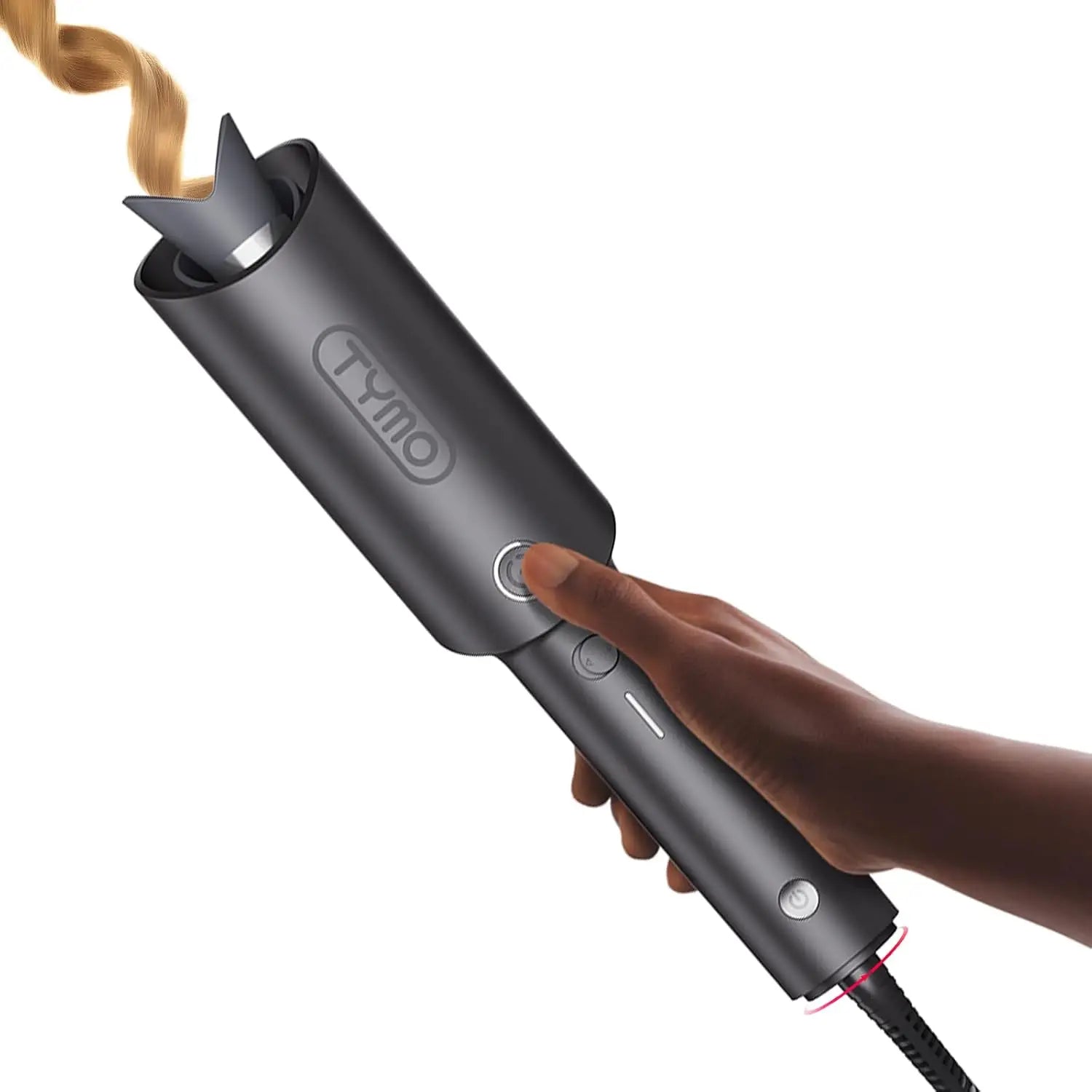 Automatic Rotating Curling Iron for Waves,Portable Hair Curler,500 Million Ionic,Dual Voltage&Lightweight Travel Design,1 Inch