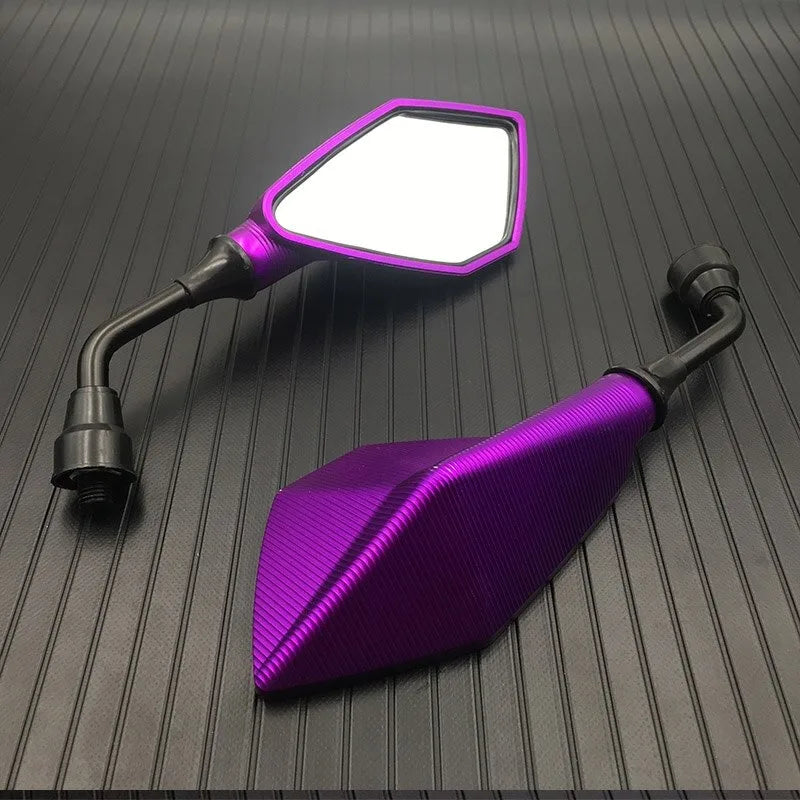 Universal M10 Motorcycle Rearview Mirror Replacement Parts Scooter E-bike Reversing Auxiliary Mirror Modified Accessories