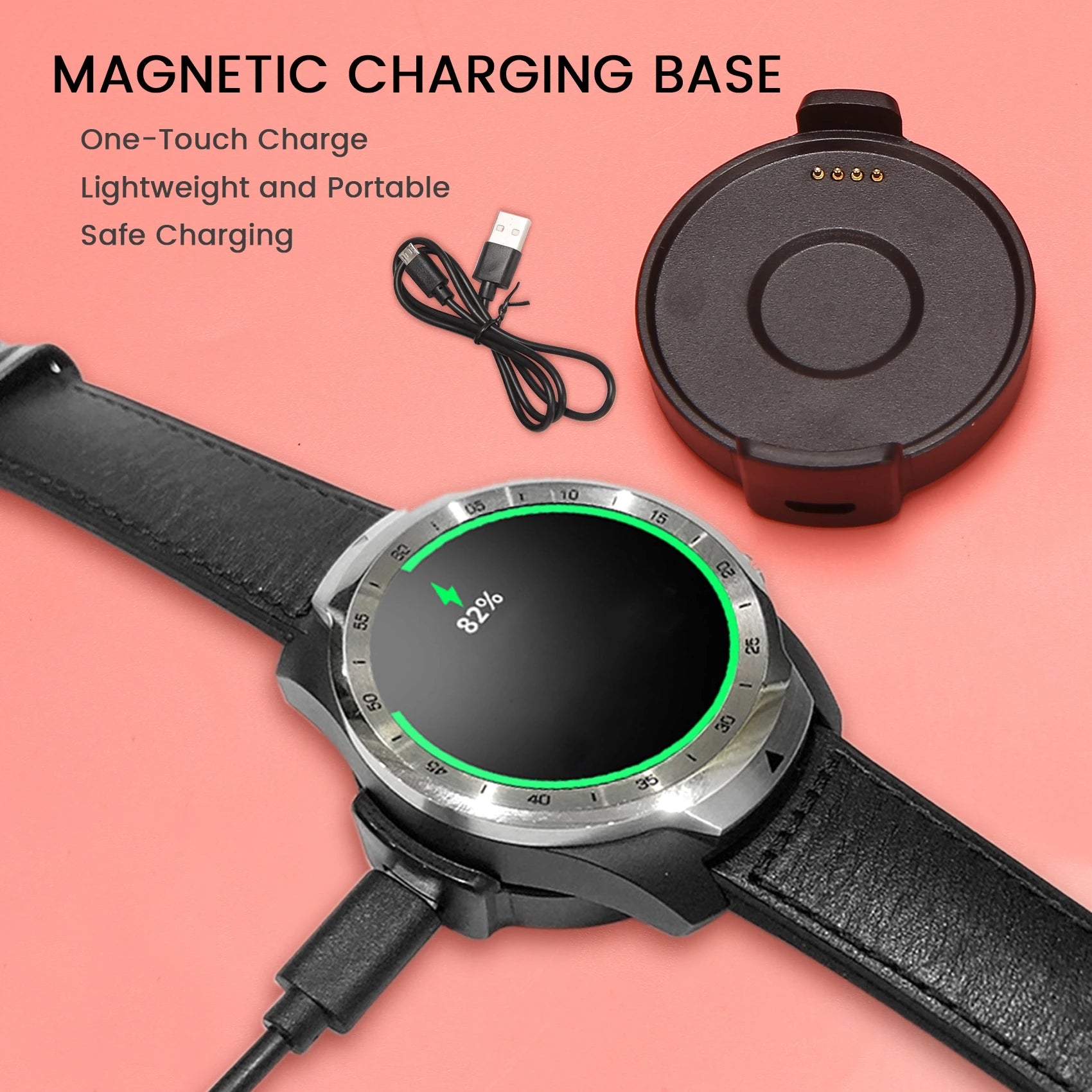 ABGN Smart Watch Charger For Pro Usb Data And Dock Charge Dock Cable Bluetooth Watch Charger With 1M Magnetic Suction Cable