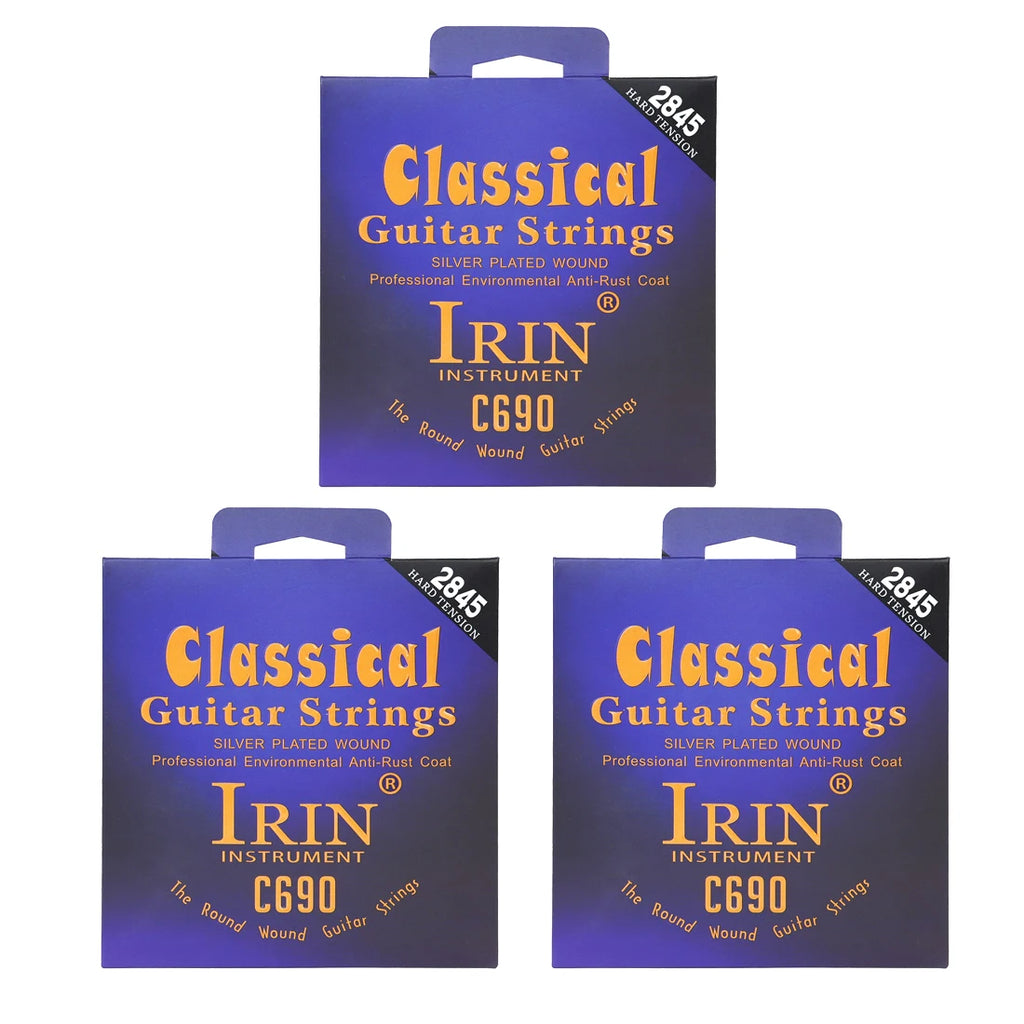 IRIN Classical Guitar Strings Nylon Silver Plated Wrap Strings Professional Practice performances Classical Guitar Accessories