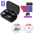 Original M10 Bluetooth Wireless Earbuds - Sports Headphones with Active Noise Canceling, Stereo Sound & Built-in Mic