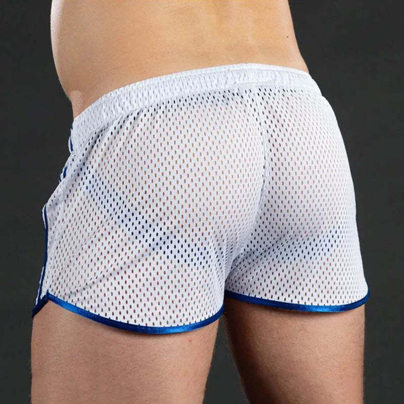 GITF New Gym Mens Sport Running Shorts Quick Dry grid Workout Short Pants GYM Wear Men Soccer Tennis Training Beach Swim Shorts