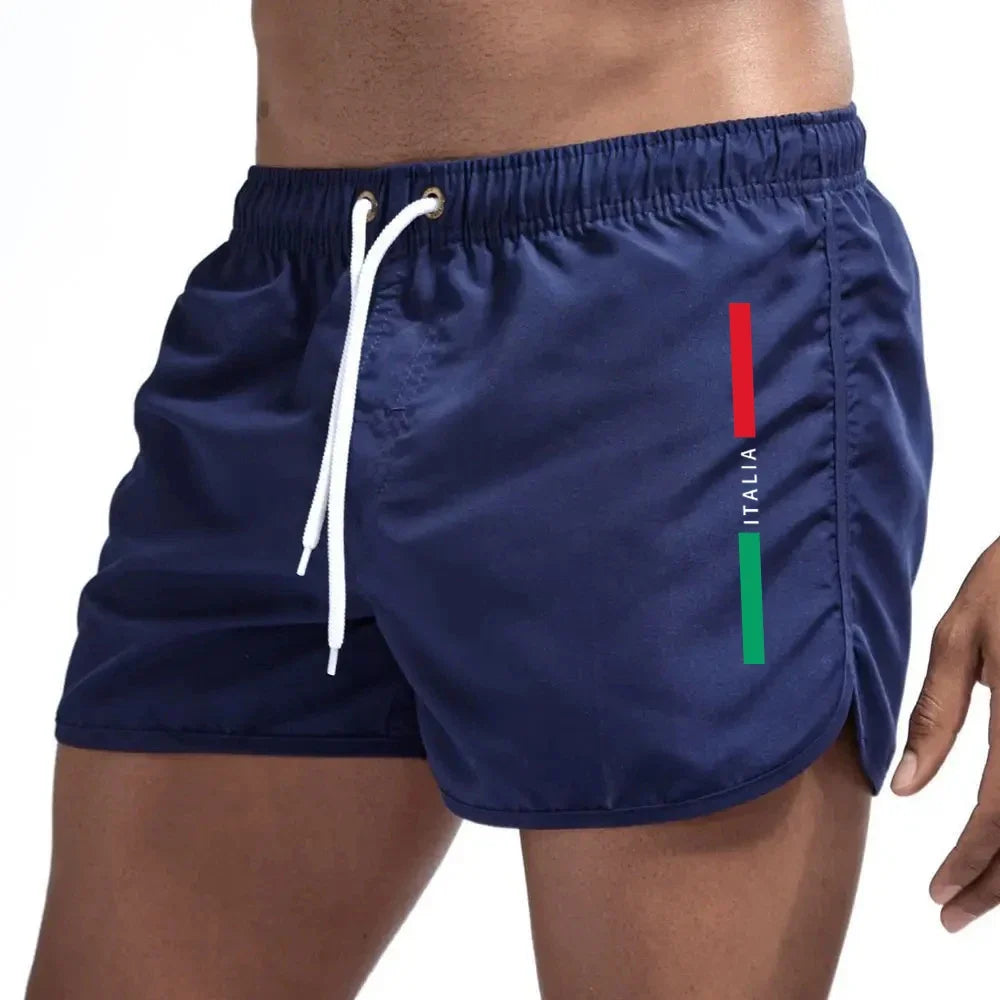 New men's quick-drying beach shorts fitness shorts summer swimwear leisure sports men's swimming board tide beach