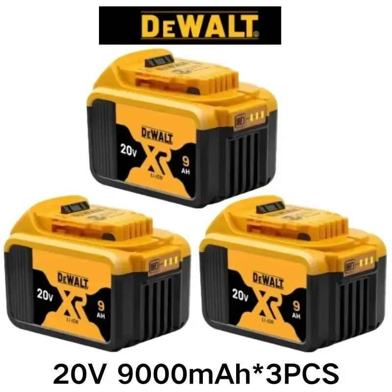 100% Genuine Dewalt 20V Battery,5AH 6AH Rechargeable Lithium Ion Battery, Dewalt DCB200 Power Tool Replacement Battery