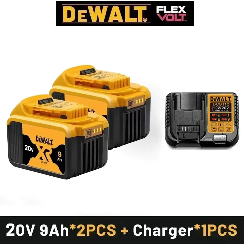 100% Genuine Dewalt 20V Battery,5AH 6AH Rechargeable Lithium Ion Battery, Dewalt DCB200 Power Tool Replacement Battery