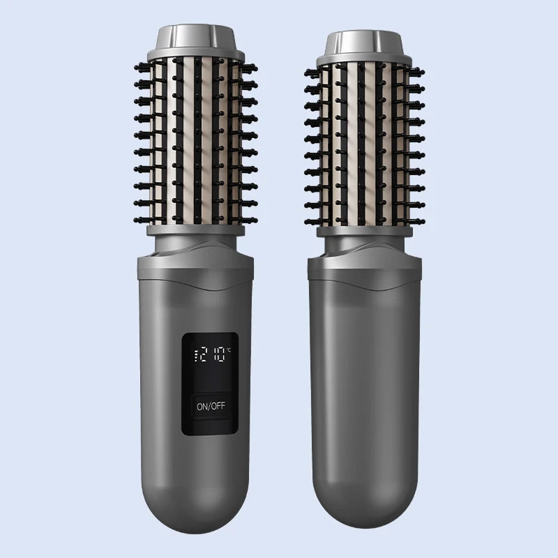 Electric Hair Styling Tool Multifunctional Cordless Hair Straightener Brush Portable Hair Curler Intelligent For Business Trip