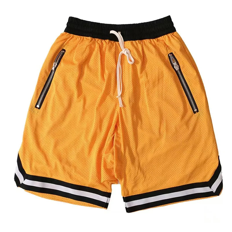 2025 newSummer Men's Basketball Shorts Brand Beach Outfit Sexy Swimwear Men's Swimwear Low Waisted Breathable Basketball Pants
