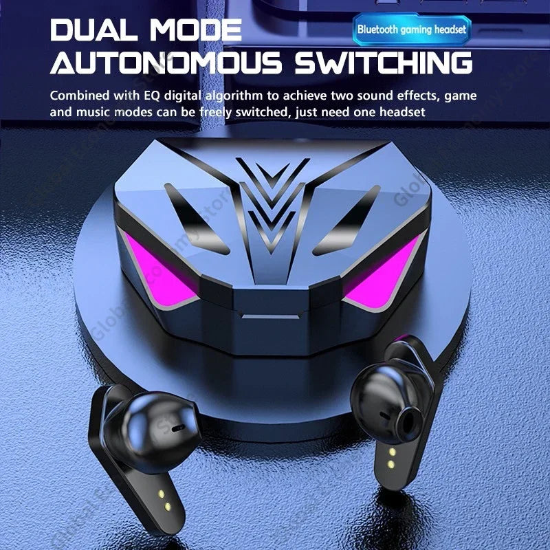 TWS Wireless Bluetooth Headset LED Display Gamer Earbuds with Mic Wireless Headphones Noise Cancelling Bluetooth Earphones X15