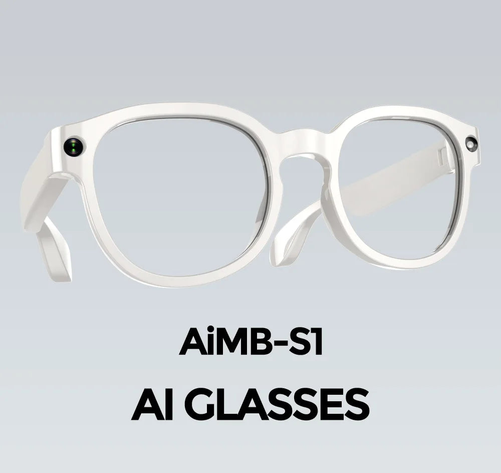2026 AI Smart Glasses AI Translation 8MP HD Camera 4K Shooting Image Conversation Recording Listening To Music Smart Glasses