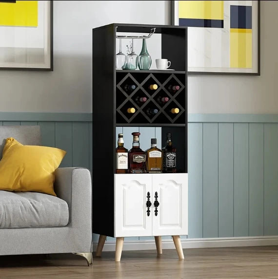*Living Room Wine Cabinet Modern Simple Wine Rack Wall Storage Cabinet Restaurant Home Small Wine Cabinet