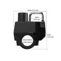 Motorcycle Helmet Lock - Anti-Theft Security with 2 Keys, Compact & Weather Resistant for Motorbike, Scooter, E-Bike Protection