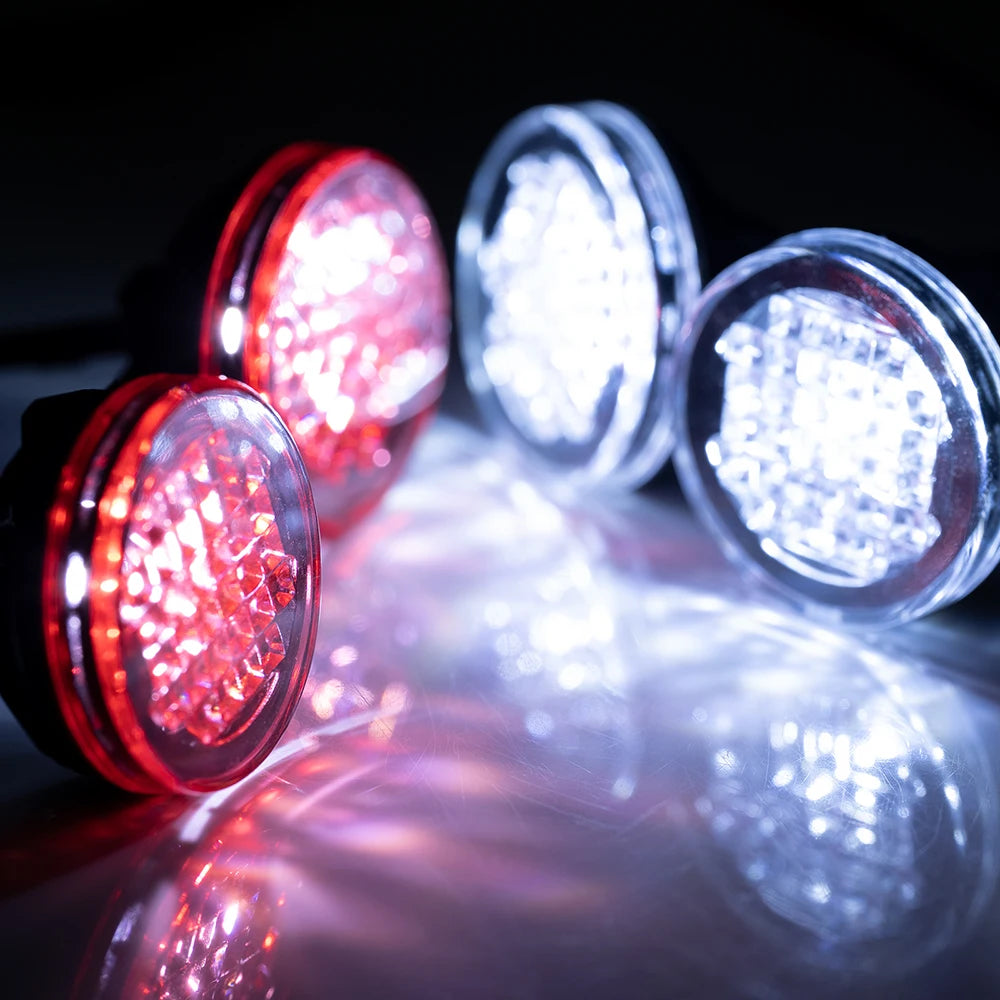 AXSPEED 1Set LED Lights Headlights Spotlight for TRX-4 TRX-6 Axial SCX10 90046 Wraith 1/10 RC Car Decoration Parts Accessories