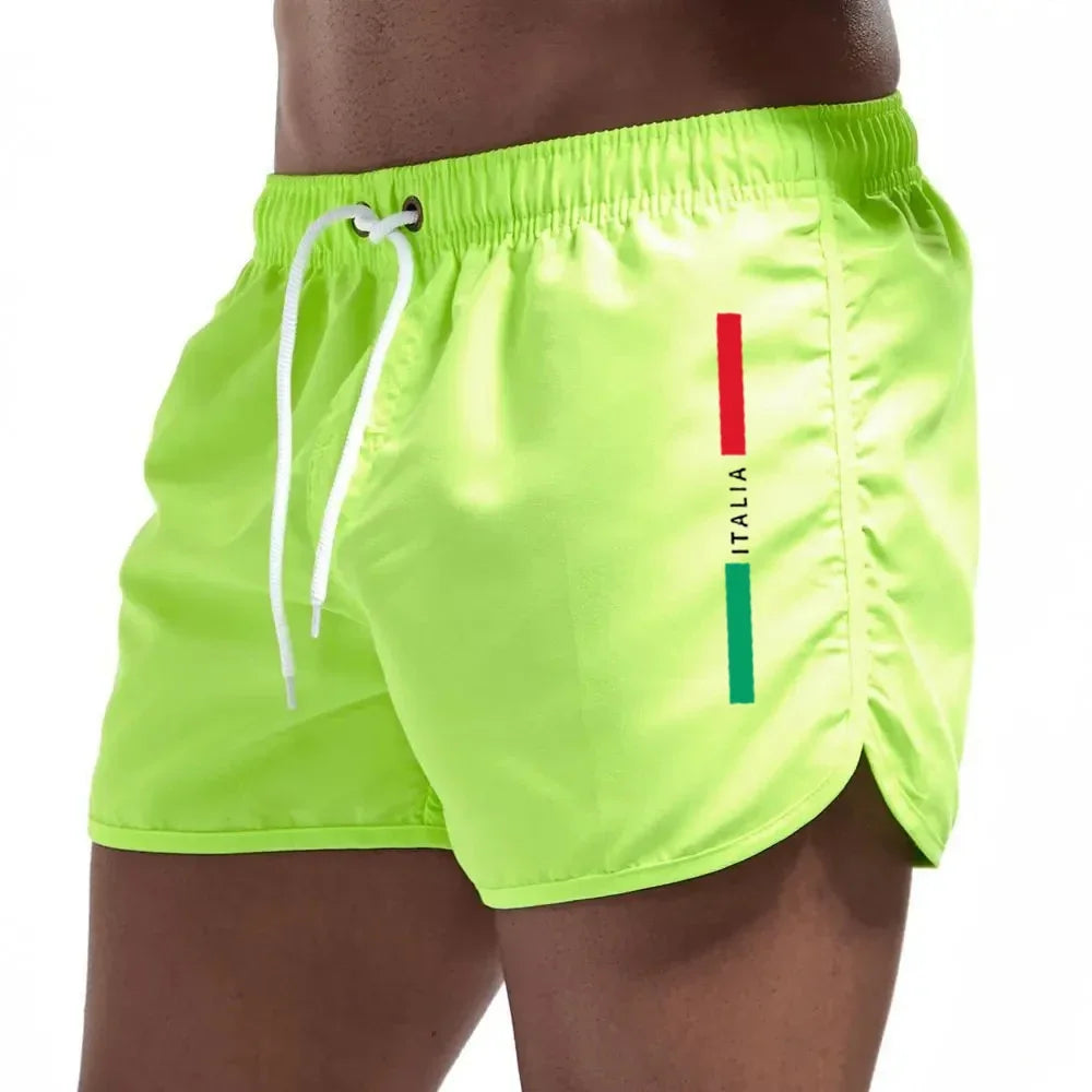 New men's quick-drying beach shorts fitness shorts summer swimwear leisure sports men's swimming board tide beach