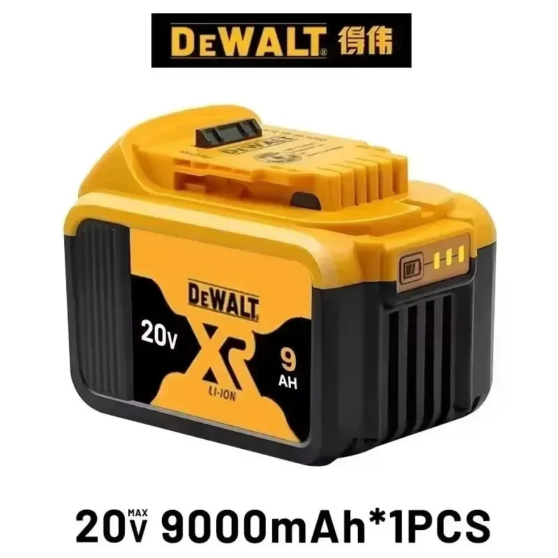 100% Genuine Dewalt 20V Battery,5AH 6AH Rechargeable Lithium Ion Battery, Dewalt DCB200 Power Tool Replacement Battery