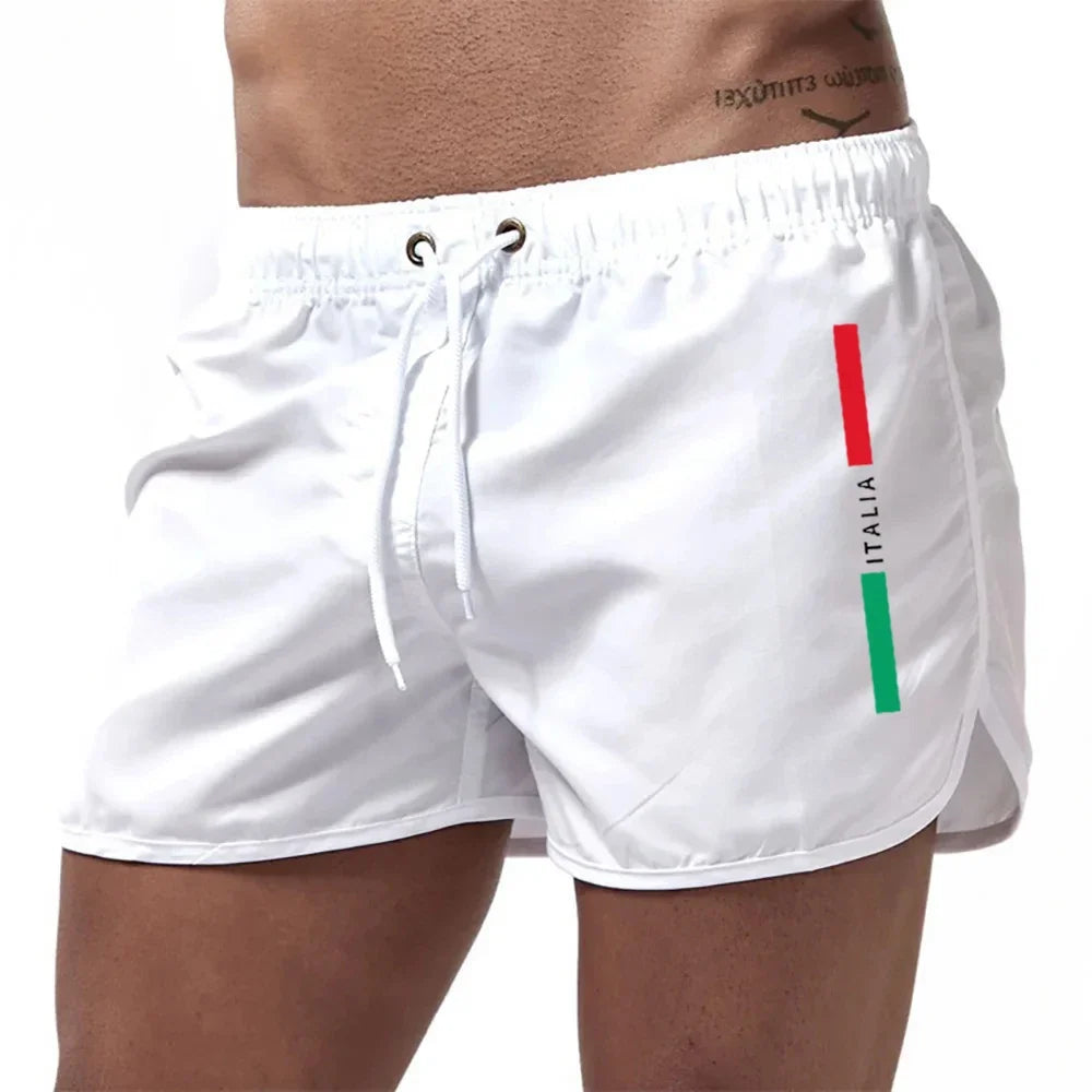New men's quick-drying beach shorts fitness shorts summer swimwear leisure sports men's swimming board tide beach