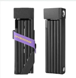 WEST BIKING Foldable Bicycle Lock Anti-theft MTB Road Bike High Security Folding Lock Motorcycle Scooter E-Bike Accessories