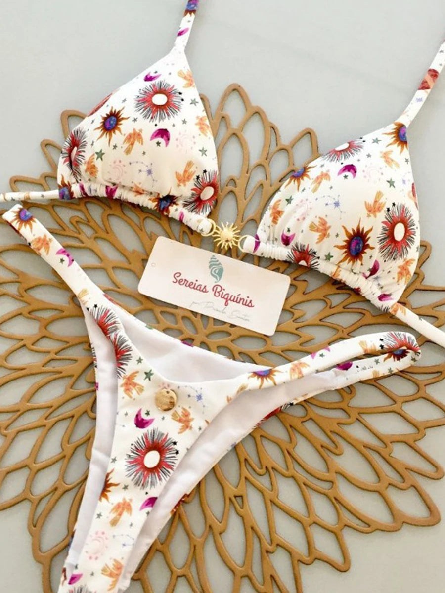 Micro Bikinis 2026 Women Swimsuit New Sexy Swimwear Halter Bikini Set Brazilian Biquini Female Thong Beachwear Party Wear