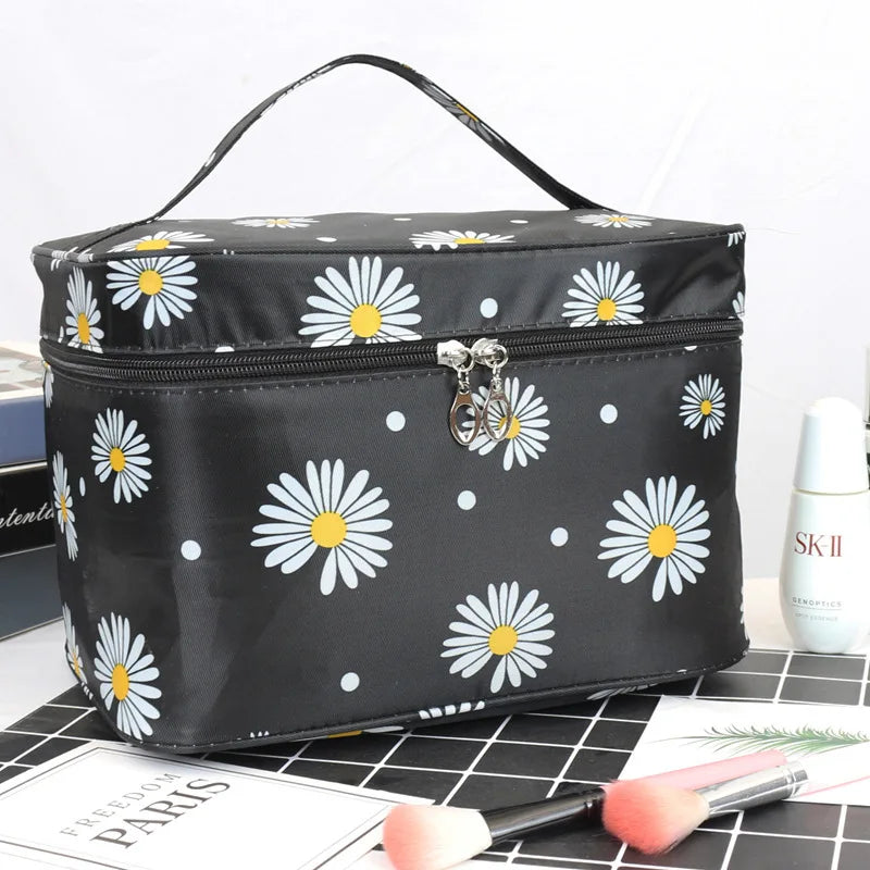 Waterproof Portable Women Makeup Bag High Capacity Toiletries Organizer Storage Cosmetic Cases Zipper Wash Beauty Pouch Travel