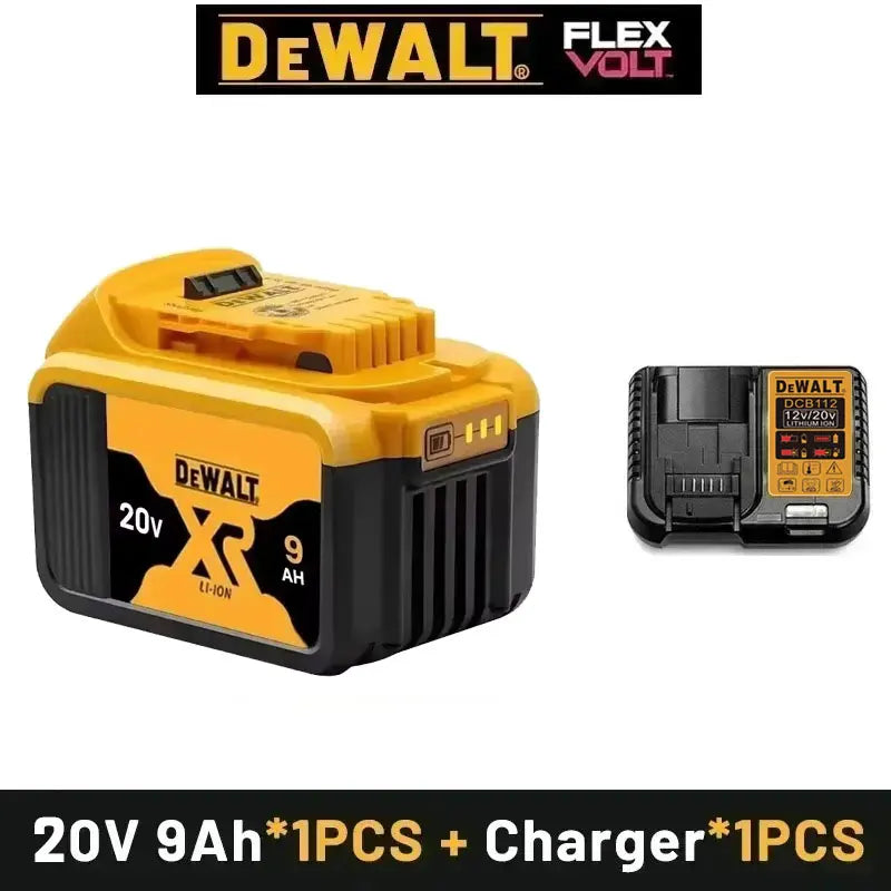 100% Genuine Dewalt 20V Battery,5AH 6AH Rechargeable Lithium Ion Battery, Dewalt DCB200 Power Tool Replacement Battery