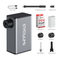 Ultralight Bike Air Electric Pump CYCLAMI A3 100psi Portable Pocket Tire Inflator For MTB Road Bicycle Motorcycle Aluminum Alloy