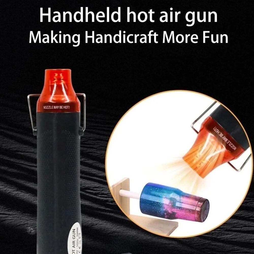 US/EU Plug Handheld Hot Air Gun 220/110V DIY Tool Heat Electric Power Tool Mini Soldering Temperature Crafts Blower Seat Shrink