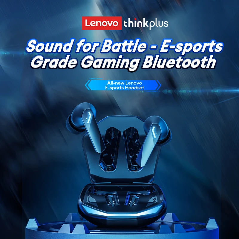 Lenovo GM2 Pro Gaming Earphones Bluetooth 5.3 Sport Headset Dual Mode HD Call Noise Reduction Earbuds with Mic Music Earphones