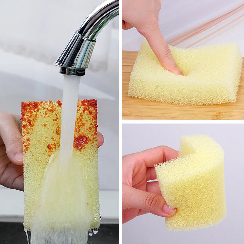 Loofah Sponge Dish Scrubber for Kitchen Cleaning Magic Eco-Friendly Household Pot Scrubber Filter Sponge