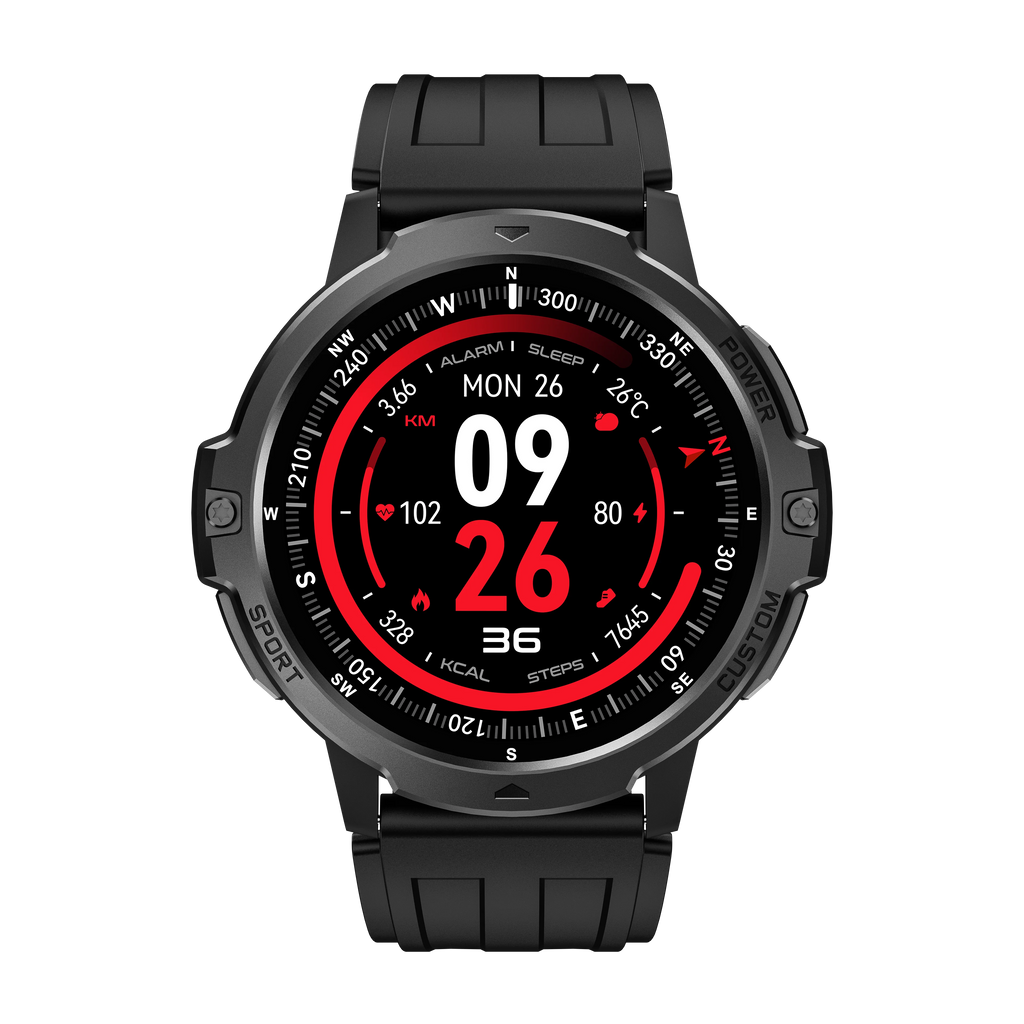 NEW 2025 GPS Smart Watch 1.46" AMOLED Screen Compass Barometric Altimeter 580mAh Battery 5ATM Outdoor sports Smartwatchs For Men