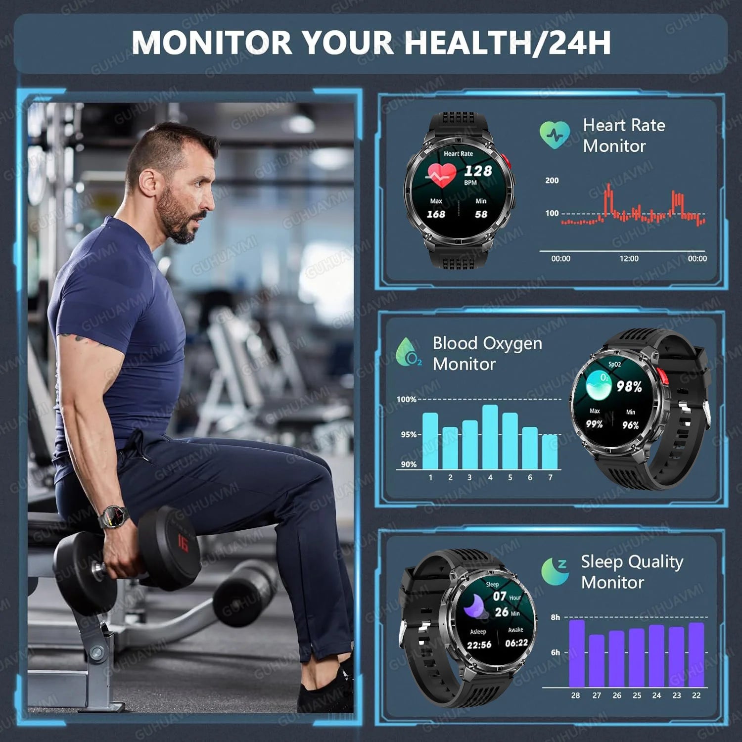 2026 New T-Rex3 Ultra 1100mAh SmartWatch Men 1.7"AMOLED GPS path 5ATM Waterproof Compass LED Flashlight NASA Military Smartwatch